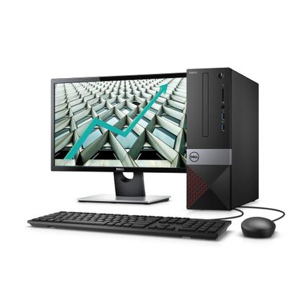 Desktop Dell Vostro Vst-3470-a45m I7-8700 3.20ghz 8gb 1tb Intel Hd Graphics 630 Windows 10 Pro 21,5" Com Monitor