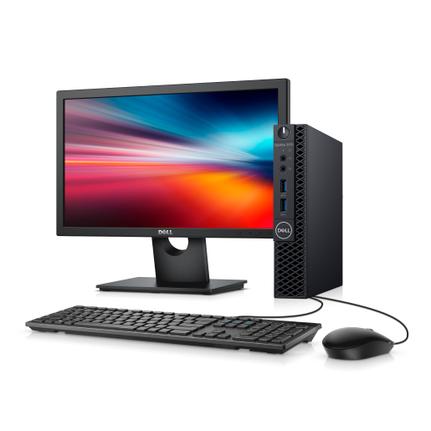 Desktop Dell Optiplex 3070 Micro-p30m I5-9500t 2.10ghz 4gb 500gb Intel Hd Graphics 630 Windows 10 Pro 18,5" Com Monitor