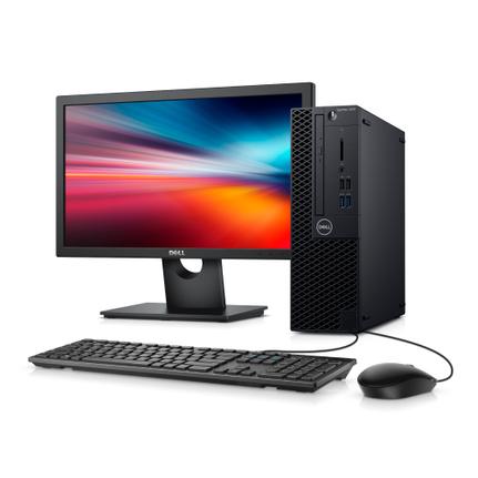 Desktop Dell Optiplex 3070 Sff-p10m I3-9100 3.70ghz 4gb 500gb Intel Hd Graphics 630 Windows 10 Pro 18,5" Com Monitor