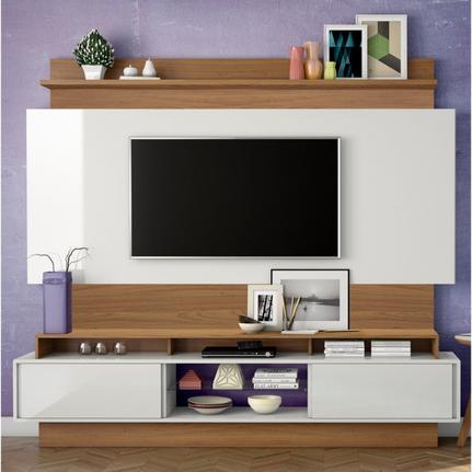 Estante home finn para tvs até 65 off white freijo Estante Home Para Tv Ate 65 Polegadas Frisare Off White Ype Chf Moveis Maxiferramentas