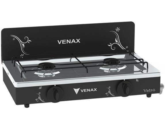 Fogão 2 Bocas Venax Flamalar Vetrô Preto – Fmv200