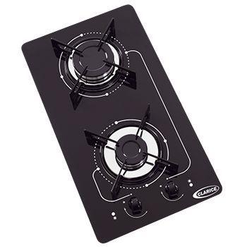 Cooktop 2 Bocas Clarice Preto - Gás Bivolt - 80050001-u Cooktop 2 Bocas Clarice Preto - Gás Bivolt - 80050001-u