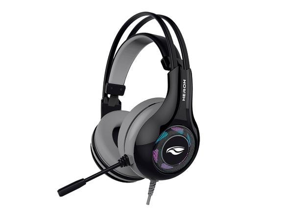 Fone de Ouvido Headset Gamer Usb 7.1 Heron Preto C3 Tech Ph-g701bkv2