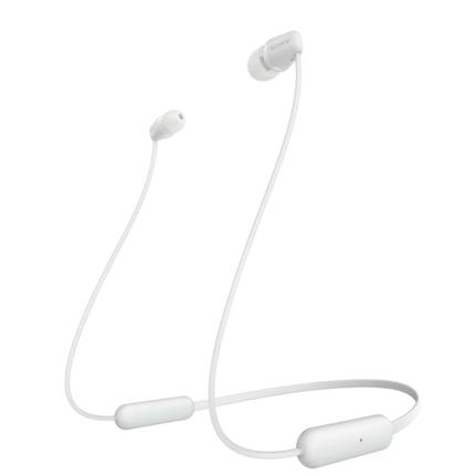 Fone de Ouvido Headphones Intra-auriculares Sem Fio Branco Sony Wi-c200/w