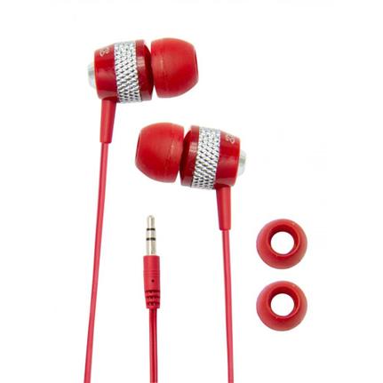 Fone de Ouvido Intra-auricular Jammerz Streets Vermelho Coby Cve55