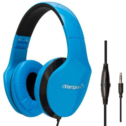 Fone de Ouvido Headphone Com Controle 100w Azul Targus Ta-40hp