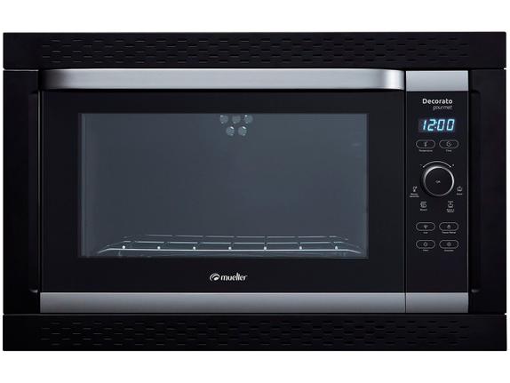 Forno 44l de Embutir Mueller Preto - Elétrico - Decorato Gourmet - 110v - 601122006