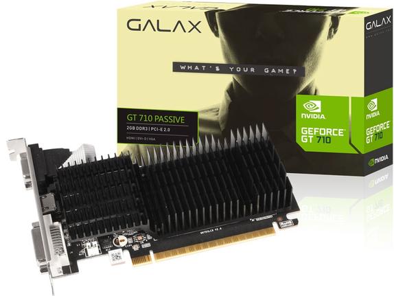 Placa de Vídeo Galax Gt 710 2gb Ddr3 71gph4hxj4fn