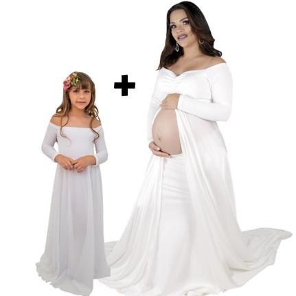 vestido branco com calda