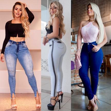 calça cintura alta levanta bumbum