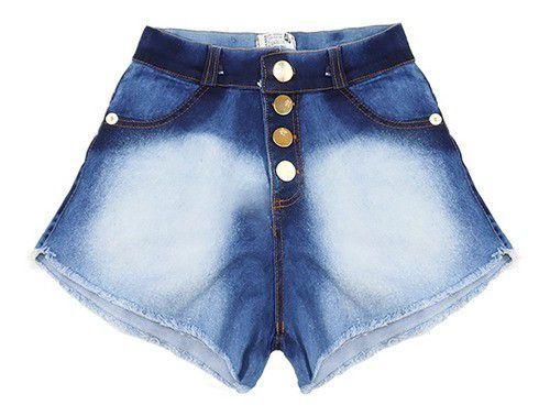 bermuda jeans curta feminina