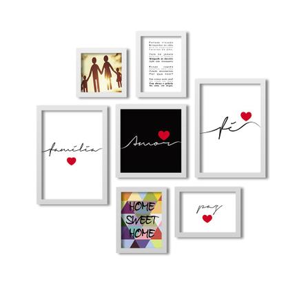 Kit 7 Quadros Grande LosQuadros Família Unida - Los quadros - Quadro  Decorativo - Magazine Luiza