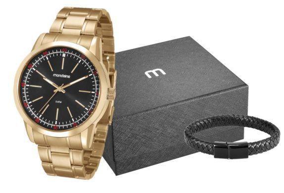 relogio mondaine cinza
