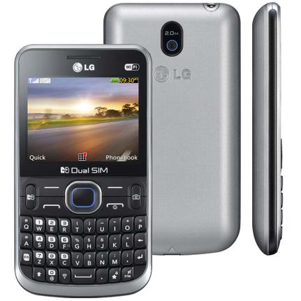 Celular LG C397 1gb Prata - Dual Chip