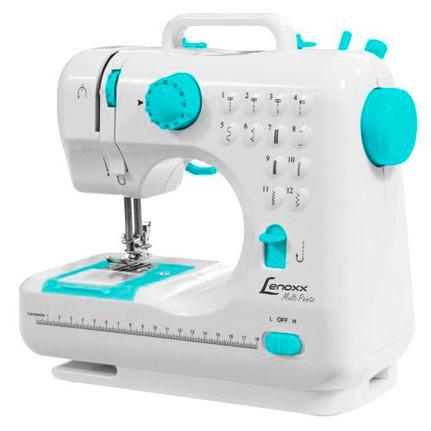 Máquina de Costura Lenoxx Multipoints Psm101 12 Pontos Branco - Bivolt