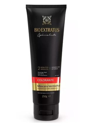 Mascara Bio Extratus Specialiste Colorante Vermelha 250gr
