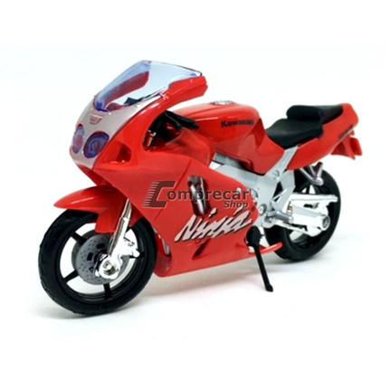 Kawasaki Ninja zx-10r azul escala 1:18 moto modelo de Bburago