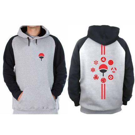 blusa de frio clã uchiha