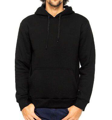 black plain moletom com capuz mens