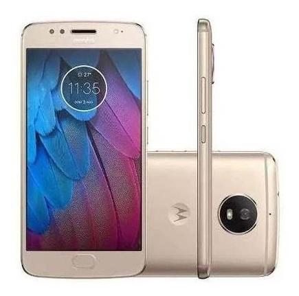 Celular Smartphone Motorola Moto G5 Xt1671 32gb Dourado - Dual Chip