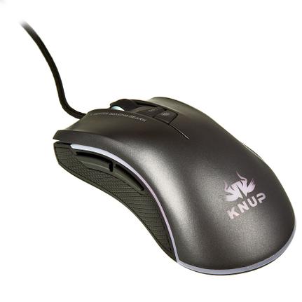 Mouse Usb Gamer Pro Preto Kp-x1 Knup