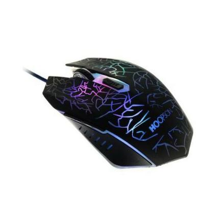 Mouse Usb Óptico Led 2400 Dpis Ms-029 Hoopson