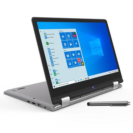 Notebook - Positivo C464c Celeron N3350 1.10ghz 4gb 64gb Padrão Intel Hd Graphics Windows 10 Home Duo 11,6" Polegadas