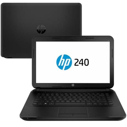 Notebook - Hp X8q29lt I3-6006u 2.00ghz 4gb 500gb Padrão Intel Hd Graphics Windows 10 Professional 240 G5 14" Polegadas