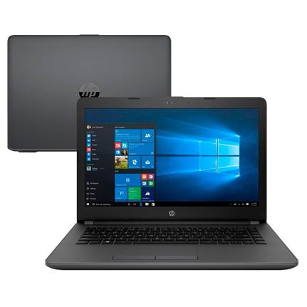 Notebook - Hp 3xu35la I3-7020u 2.30ghz 4gb 500gb Ssd Intel Hd Graphics 620 Windows 10 Home 246 G6 14" Polegadas