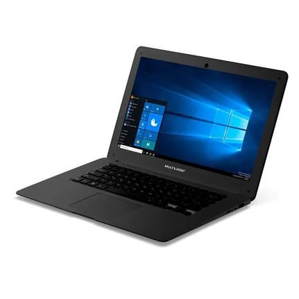 Notebook - Multilaser Pc120 Atom X5-z8350 1.44ghz 2gb 32gb Padrão Intel Hd Graphics Windows 10 Home Legacy 14" Polegadas