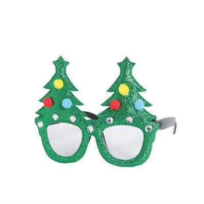 Oculos Com Arvores De Natal Verde 1 Unidade Cromus Oculos De Grau Magazine Luiza