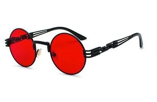 Oculos steampunk vermelho Clearance