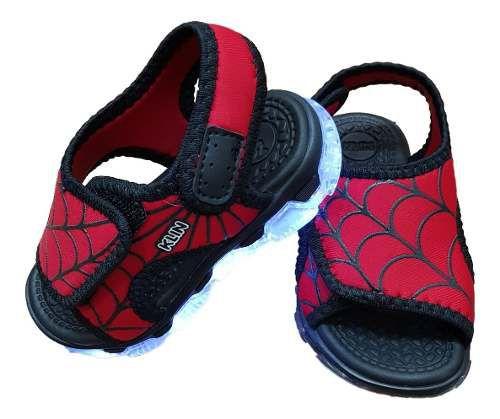 Sandália Infantil Klin Menino Com Luz De Led