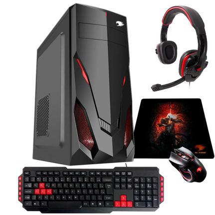 Desktop G-fire Gamer Htg-250 Amd A8-9600 3.10ghz 8gb 1tb Radeon R7 Windows 10 Pro Sem Monitor