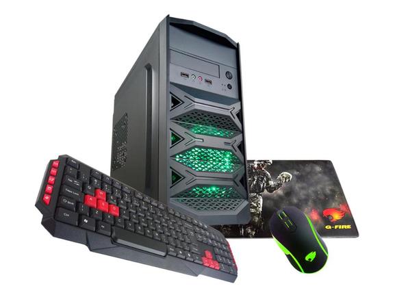 Desktop G-fire Gamer Htg-691g Amd A6-7480 3.50ghz 8gb 500gb Amd Radeon R5 Windows 10 Pro Sem Monitor