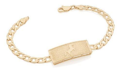 Pulseira Masculina Rommanel Banhado A Ouro 551620 - Pulseira e Bracelete -  Magazine Luiza