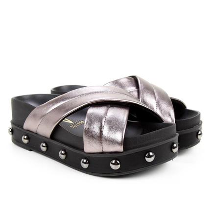 rasteira floral fivela dijean