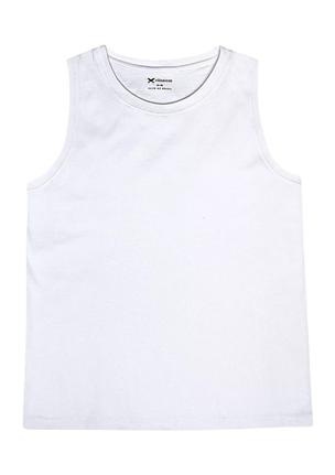 regata branca masculina algodão hering