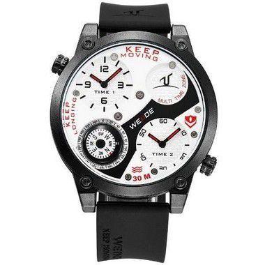 Relogio Masculino Weide Analogico UV-1505 - Preto e Vermelho - Relógio  Masculino - Magazine Luiza