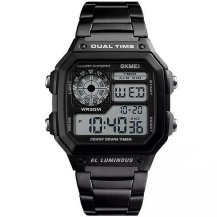 קנו שעונים לנשים | SKMEI Fashion Quartz Ladies Watch Luxury Stainless Steel  Women Bracelet Watch Waterproof Brand Women Watches Relogio Feminino