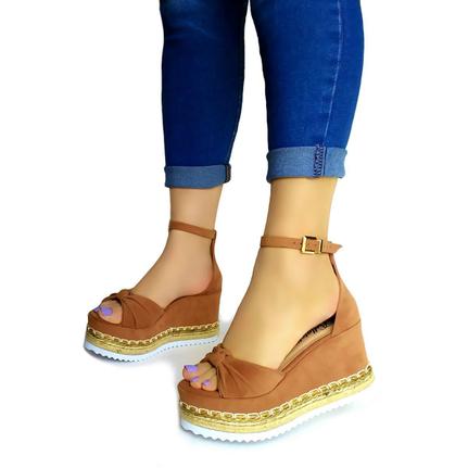 sandalia anabela bellatotti