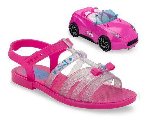 Sandália Infantil Barbie Grendene Kids 22166 Pink + Carro - Sandália  Infantil - Magazine Luiza