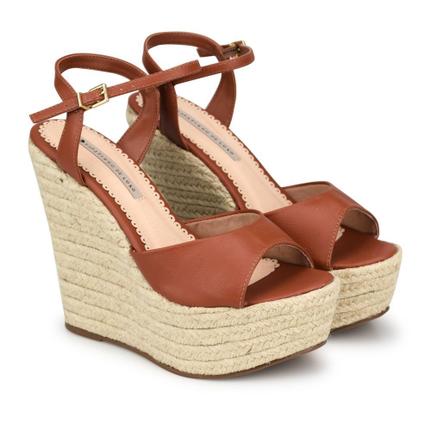 Sandália Plataforma Alta Napa Dubai Castanho - SAPATINHO DE LUXO - Sandália  Feminina - Magazine Luiza