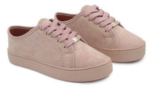 Sapatênis Feminino Casual Tênis Mulher Conforto Com Cadarço - Fashionei - Sapatênis  Feminino - Magazine Luiza