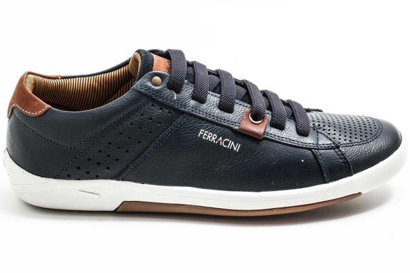 Sapatênis Ferracini Infinit Couro Elástico Masculino 2584 - Sapatênis  Masculino - Magazine Luiza
