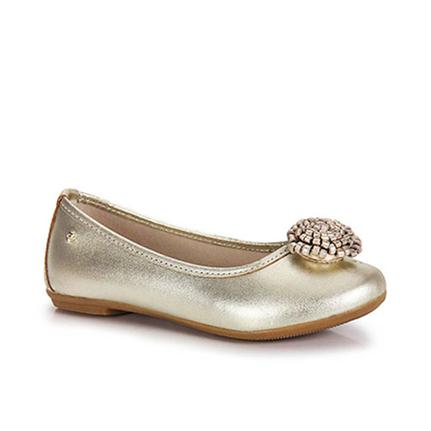 sapatilha pampili dourada