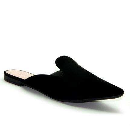 sapato flat mule