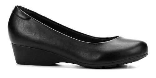 Sapato Modare Anabela 7014.200 De Uniforme Feminino Preto - Calçados Femininos - Magazine Luiza