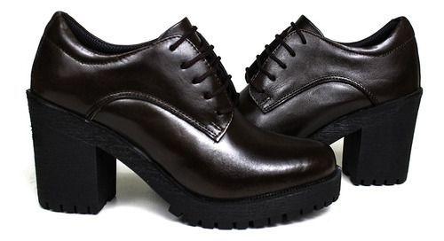 sapato salto tratorado