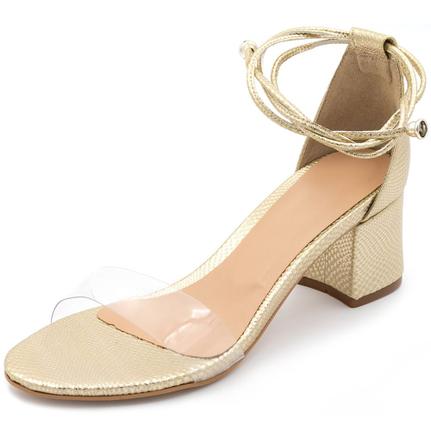 sapato scarpin com transparência